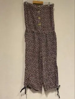 花柄 オールインワン