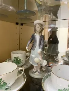 リヤドロ Lladro 扇(夏) Summer Fan フィギュリン リ・デコ LLADRO リヤドロ 5221「甘い花の香り」 フィギュリン 置物 陶器