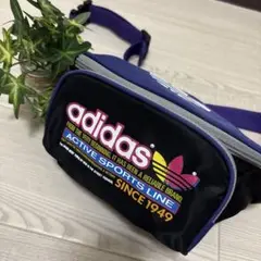 OLD 90s アディダス ウエストポーチ 美品 レディース 送料込み