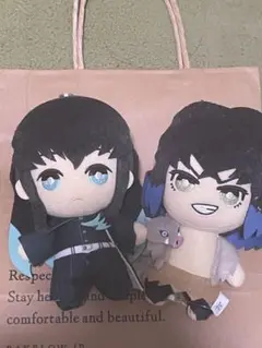 鬼滅の刃 ぬいぐるみ2体セットとキーホルダー4種