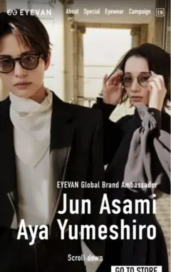 【非売品新品】朝美絢＆夢白あや EYEVAN ポスター