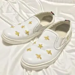 GUCCI グッチ スニーカー スリッポン スタービー BEE 蜂 24cm
