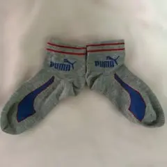 PUMA グレー ストライプ靴下