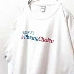 ジャージーズ ファーマチョイス ロゴ Tシャツ ホワイト 白 XL 古着