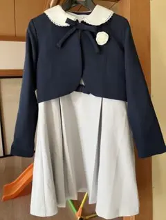 最終セール早い者勝ち 女の子 ジャケット付きワンピース150 卒園入学 値下げ可