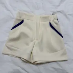 新品未使用】ゴルフウェア　アイボリー ショートパンツ　レディース