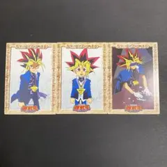 【3枚セット＋おまけ6枚】遊戯王カード東映版　闇遊戯ほか