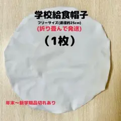 給食帽子・フリーサイズ約25cm