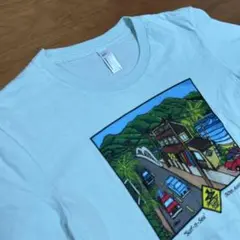 ハワイのサーフアンドシー 50th記念のTシャツヘザーブラウンのデザインアート柄