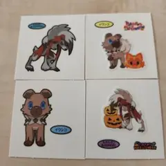 ポケモンパンシールデコキャラシール ルガルガン