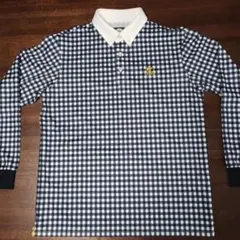 GB GOLF チェック柄 長袖シャツ M