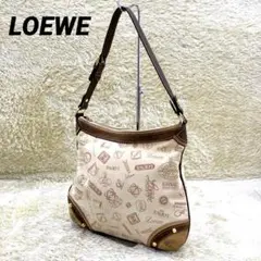 【LOEWE】160周年記念 ハンドバッグ ベージュ キャンバス
