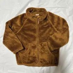 【美品】キッズ 長袖 ボア フリース ジャケット 80 90