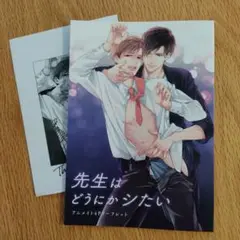 特典のみ「先生はどうにかシたい」天王寺ミオ アニメイト特典リーフレット