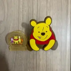 くまのプーさんクリップ2個セット