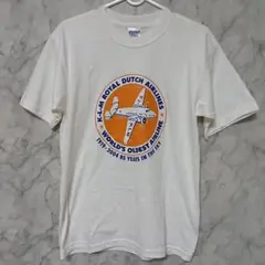 KLMオランダ航空 プリント Tシャツ