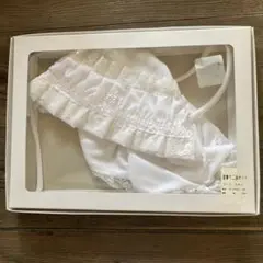 お宮参り　フード&スタイ　2品セット　セレモニー　2点セット　よだれかけ