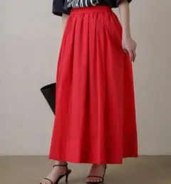 新品 ラウンジドレス loungedress ワッシャータフタスカート