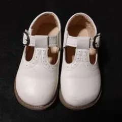 【美品】ストラップシューズ　25　ホワイト　MG BABY キッズ　男女兼用