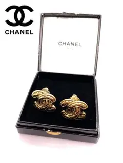 CHANEL シャネル ココマーク マトラッセ イヤリング②