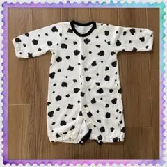子供服 ベビー服 ロンパース 牛柄 50 60