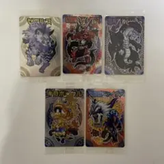 神羅万象チョコ　第二章　シルバーレア5枚セット