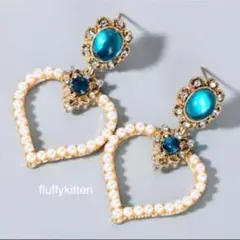 インポート♡アンティークハートピアス