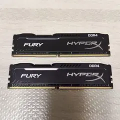 HyperX FURY DDR4 32GB (2x16) 2666 メモリー