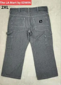 エドウィン ザ エルエーマート ヒッコリーワークパンツ 2XL 大きいサイズ