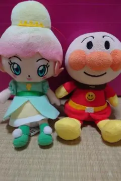 アンパンマン＆バニラ姫 ぬいぐるみセット