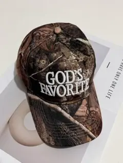 迷彩キャップ GOD'S FAVORITE 男女兼用