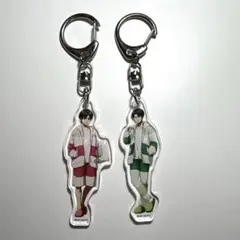 進撃の巨人リヴァイ＆エレン アクリルキーホルダー