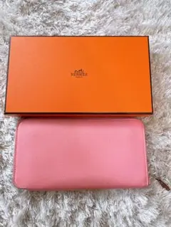 HERMES アザップロング シルクイン ヴォーエプソン ローズコンフェッティ