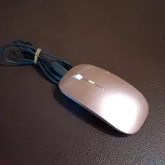 有線エルゴノミックマウス ローズゴールド