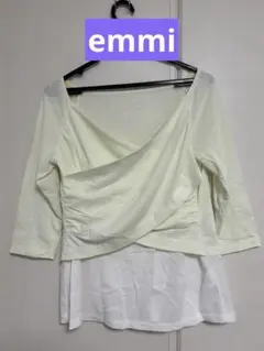 【emmi】ラップスタイル Tシャツ サイズ0