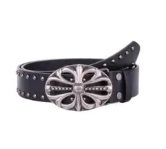 Opium Gothic Cross Studs Belt Y2K