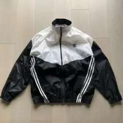 90s adidas White x Black Nylon Jacket 常田