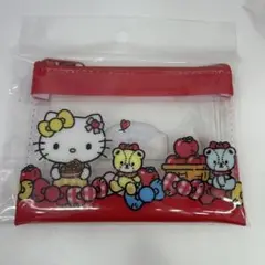 海外限定♡ハローキティ アップルカフェ スリムポーチ ミニポーチ 50周年 ②