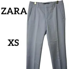 ZARA ザラ オフィスカジュアル きれいめ WOMAN ライトブルースラックス