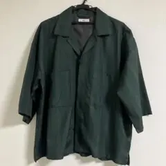 WEGO ダークグリーン ストライプ M