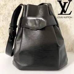♦︎美品 ルイヴィトン エピ サックデポール ショルダーバッグ レザー ブラック