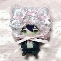 にじぱぺっと ぬい服 ヘッドドレス 被り物 かぶりもの ピンク ねこ 8