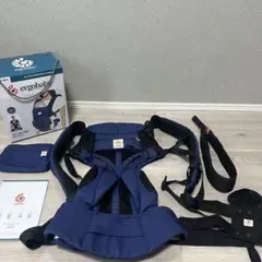 【美品】エルゴベビー　オムニ　OMNI360 コバルトブルー　クールエアー