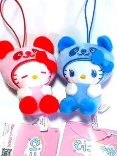 サンリオ　むにゃすやマスコット　キティ　２個