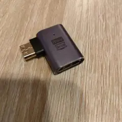 HDMI→ミニHDMI変換ポートアダプター（8K UHD）右向き