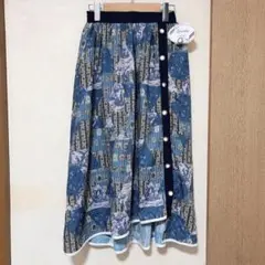 【新品タグ付】axes femme SAJOUパッチワーク柄スカート サジュー