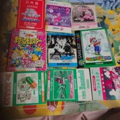 ジャンク。ニンテンドーゲームボーイの説明書まとめ売り