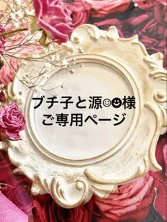 ブチ子と源☺︎☻様 ご専用ページです
