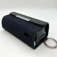 061 iqos イルマ アイコス 専用 ケース カバー デニム レザー 黒
