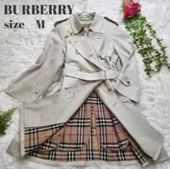 【ヴィンテージ】BURBERRY ノバチェック トレンチコート 着脱ライナー